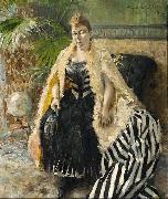 Akseli Gallen-Kallela Parisienne. oil painting on canvas
